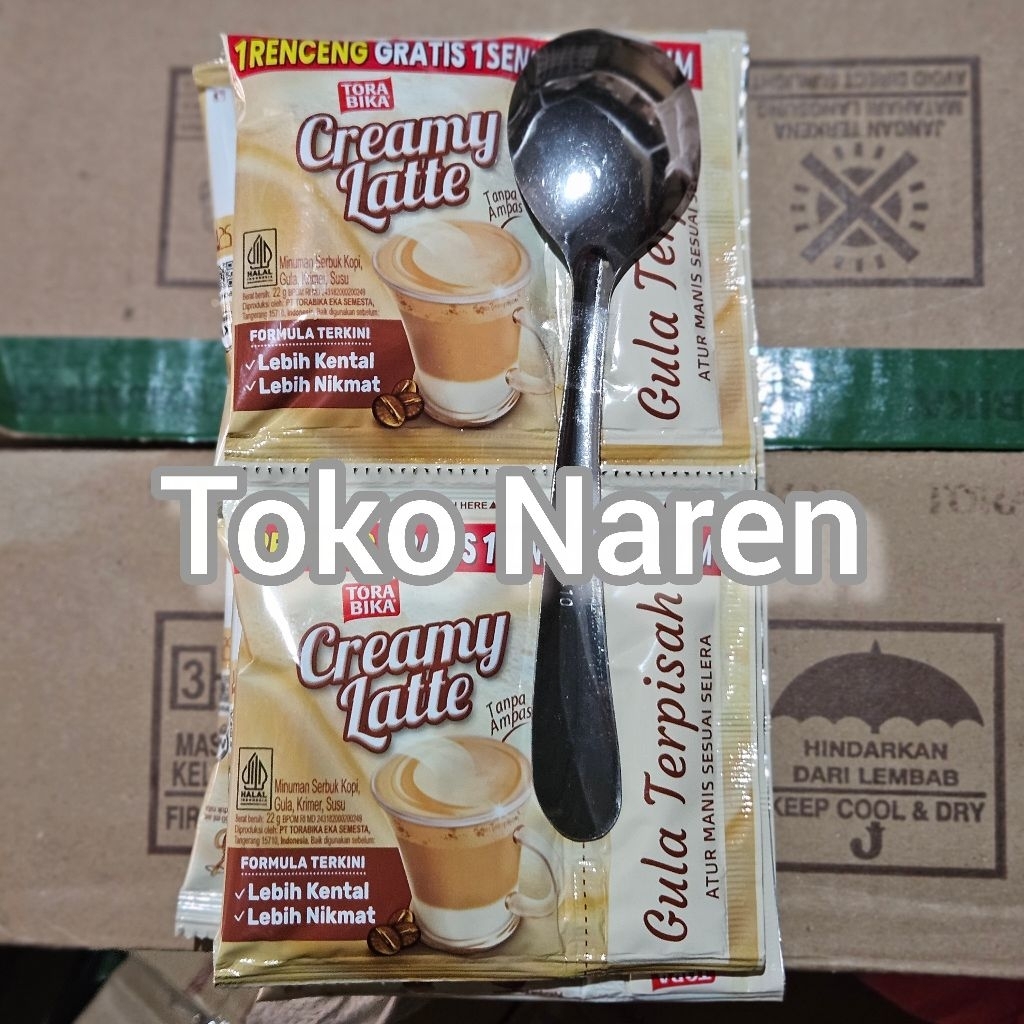 

FREE SENDOK TORABIKA CREAMY LATTE TANPA AMPAS GULA TERPISAH