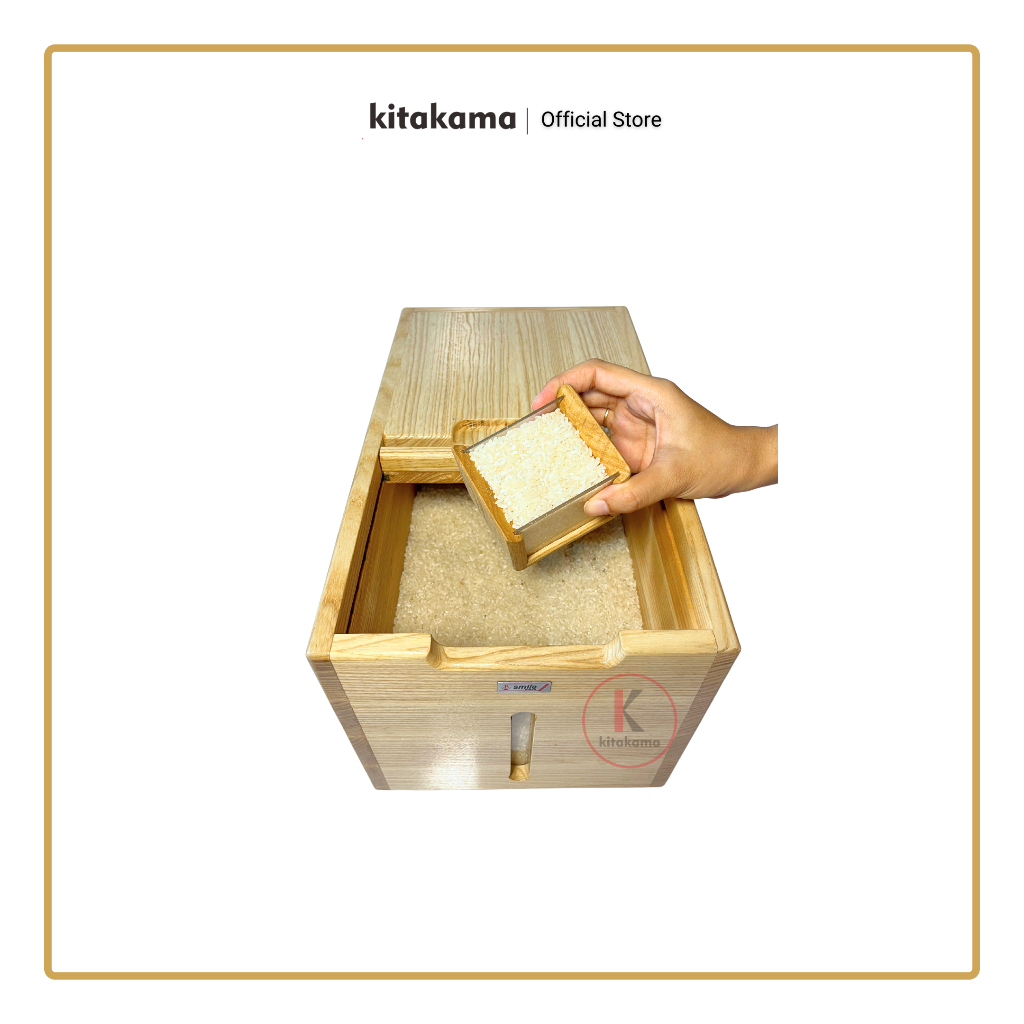 Tempat Beras 10 kg Estetik Wadah Penyimpanan Beras