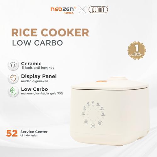 NEOZEN x PLANIT LOW CARBO RICE COOKER MULTIFUNGSI - MULTI COOKER LOW WATT - SLOW COOKER 7 IN 1