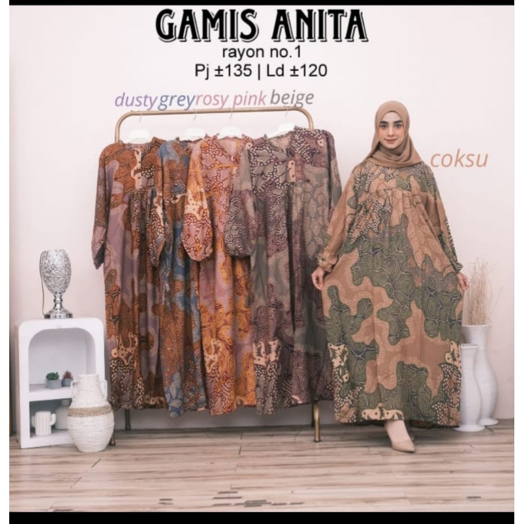 daster  Anita panjang daster rayon