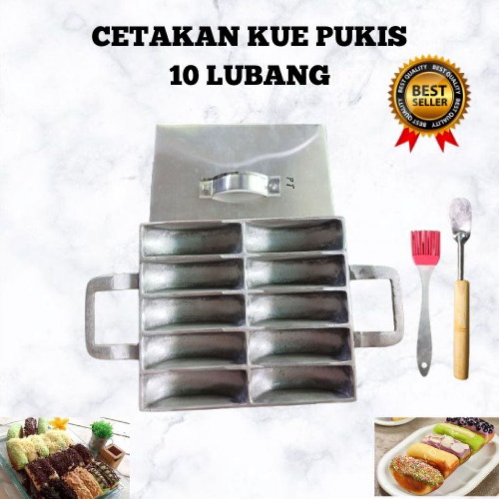 Cetakan Kue Pukis Tebal isi 10 Lubang
