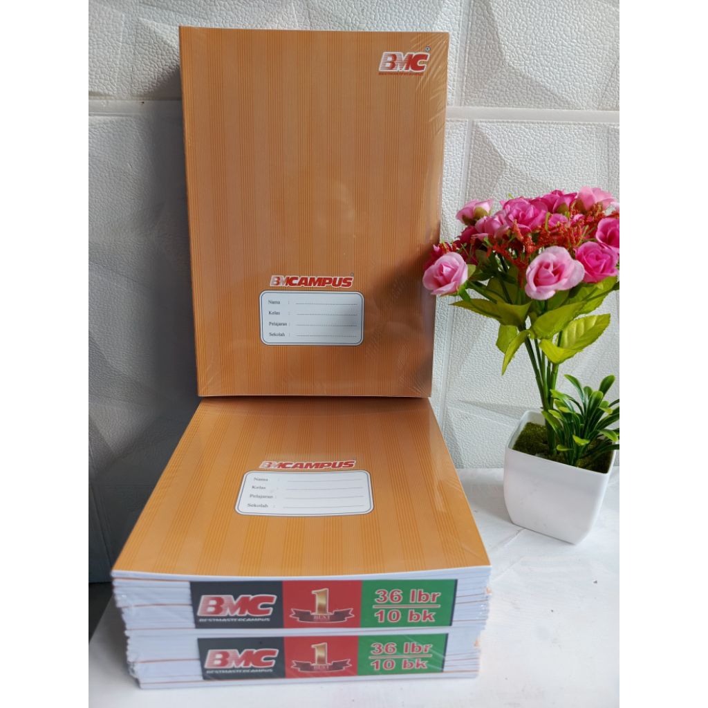 

Buku tulis BMCampus motif Sampul 36 lembar 1 pack (10 buku )