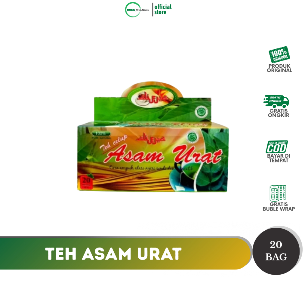 

TEH ASAM URAT ALIFA 20 Kantong | Alifya | teh asam urat celup alifa 100% original