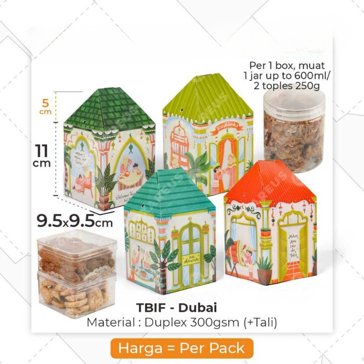 

Box Mini Hampers Lebaran Dus Toples Gift Packaging Idul Fitri