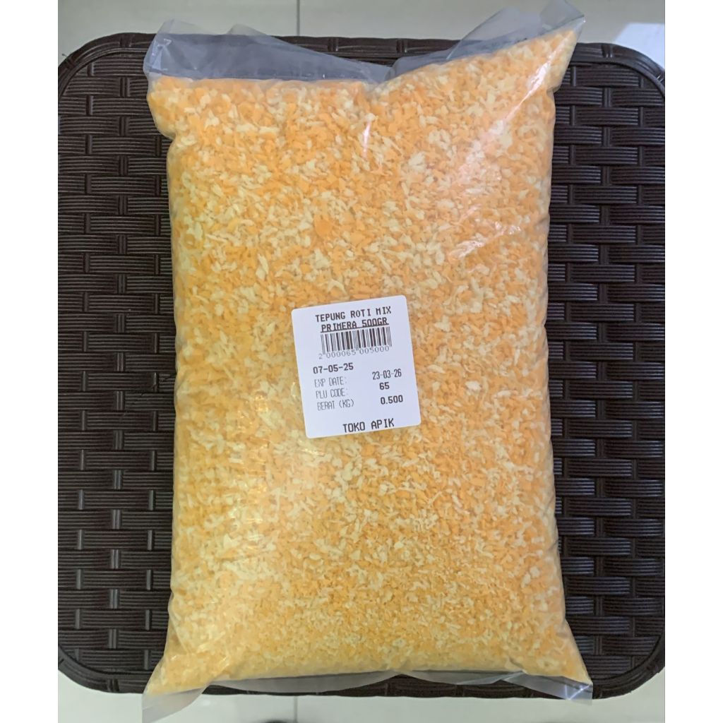 

Primera Panko Tepung Roti Mix Crumb 500gr Repack / Tepung Panir / Tepung Roti Ekonomis