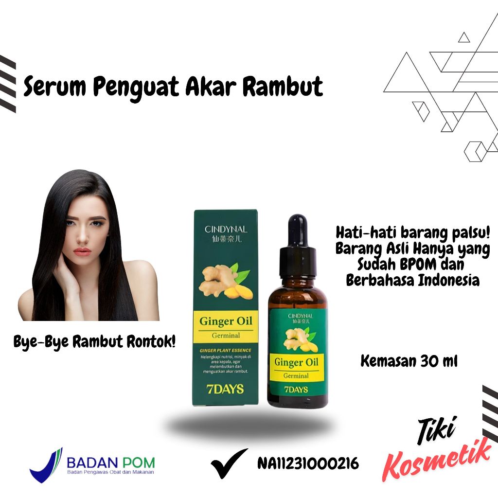 Serum Penumbuh Rambut Murah Hair Grow Bebas Botak di Jidat Terbaik Cepat Zhenziu 30 ml