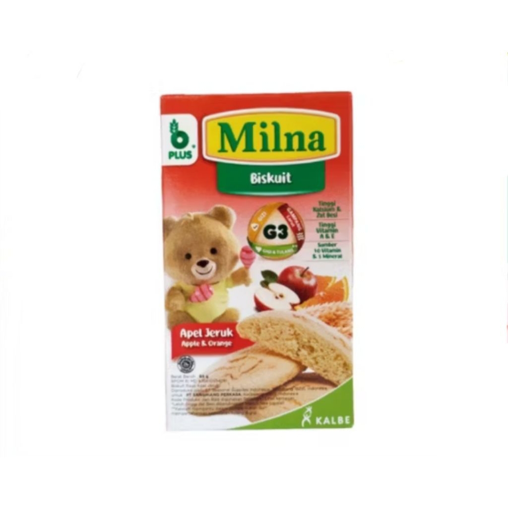 Milna Biskuit Bayi Apel Jeruk 65gr