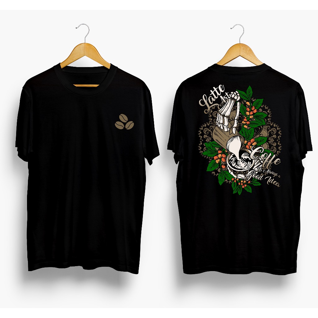 Kaos Distro Latte Art Baju Big Size jumbo Pria Wanita Distro Kaos Oruka Official Shop