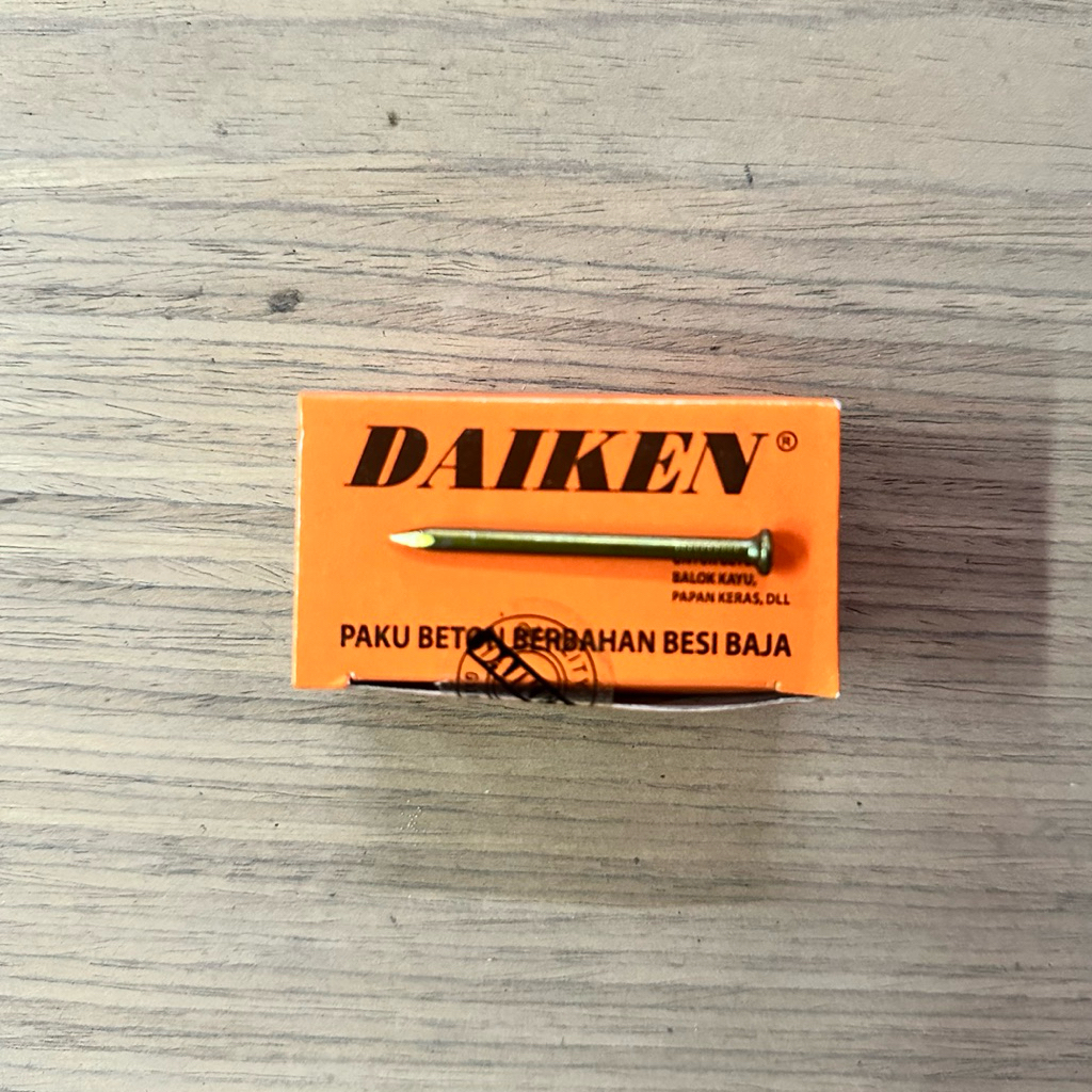 Paku Beton Kuning 2 Inch / 5 cm DAIKEN Per Pack 100 Pcs Paku Beton Paku Tembok