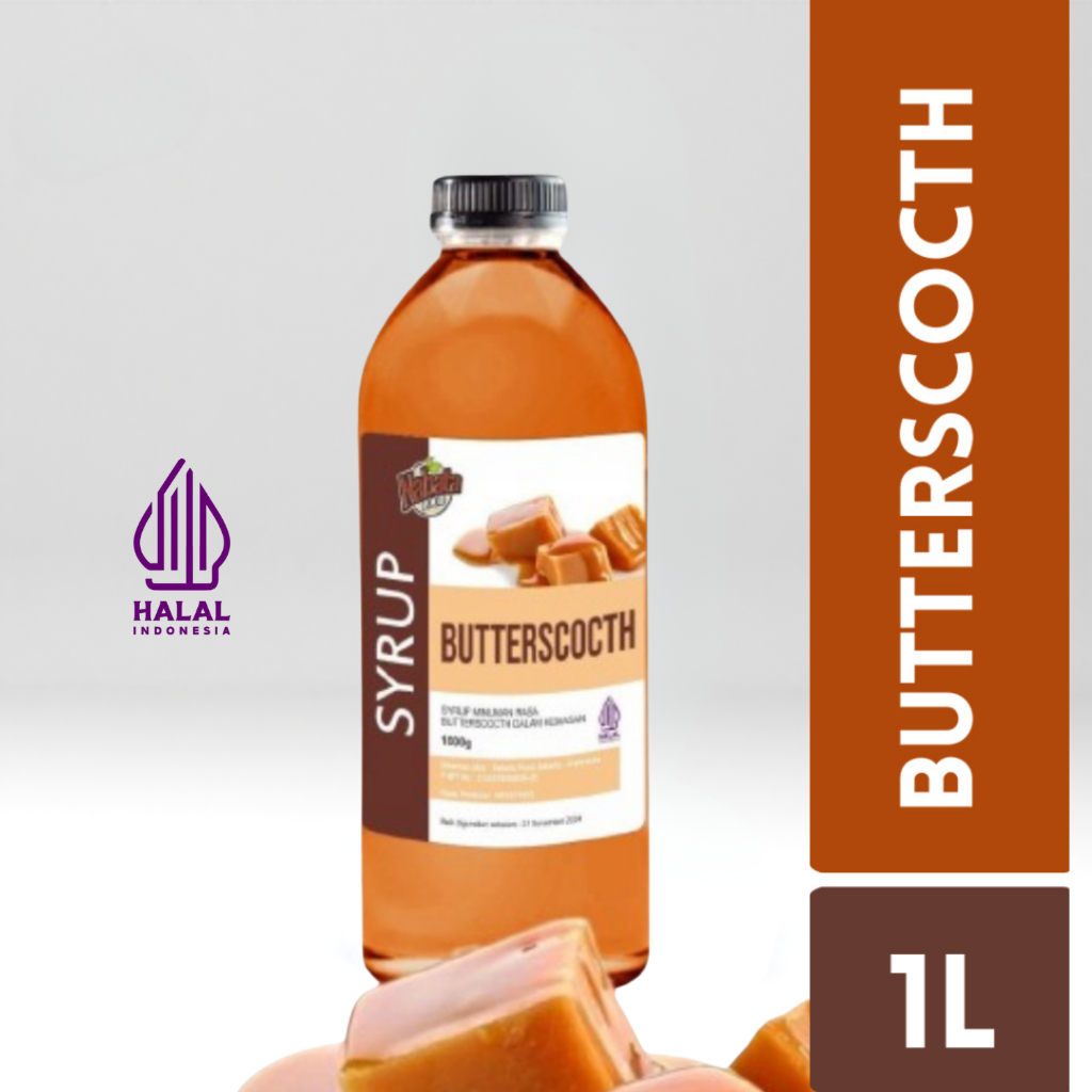 

NABATA - Minuman Sirup Butterscotch 1000 ml | Butterscotch Syrup 1 L - Sirup Butterscotch Premium