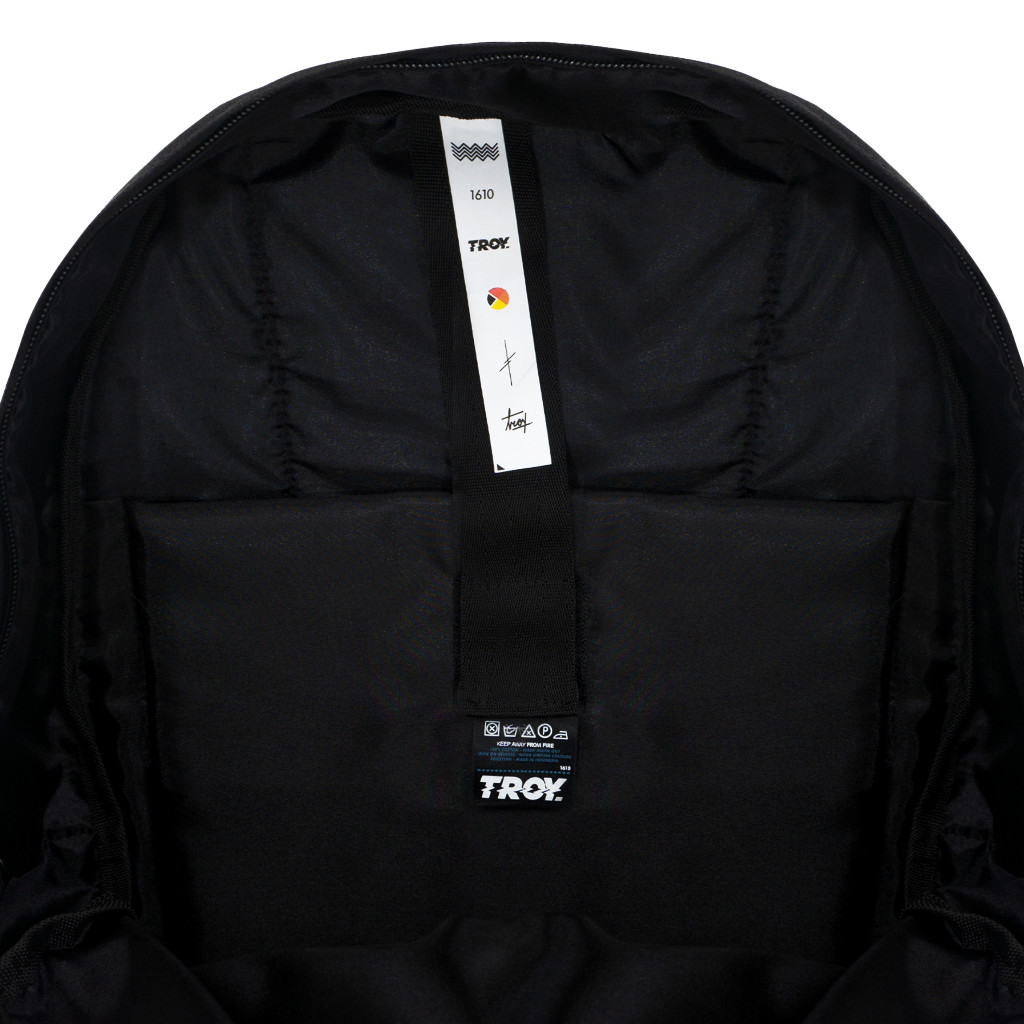 Troy Company Backpack Black Macropus - Tas Ransel Hitam BP 2813