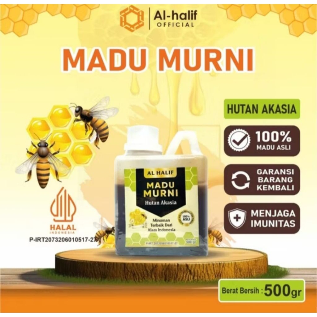 

madu al halif madu hutan akasia 500 Gr / Madu Asli 100% Hutan Akasia 500 gr