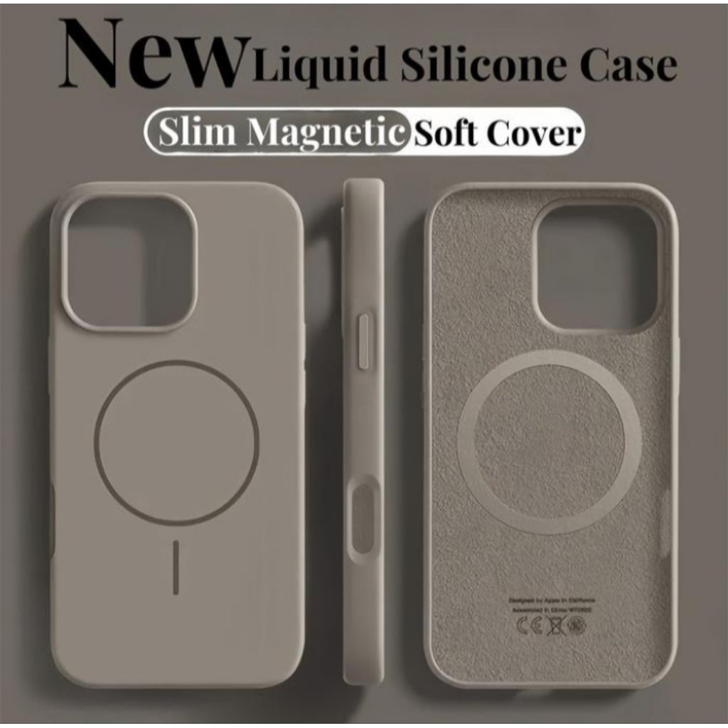 SILICONE CASE LIQUID MAGNETIC IPHONE 13/14 IPHONE 11