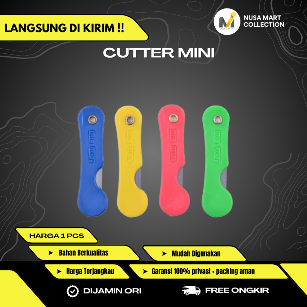 

CUTTER KATER MINI KECIL LIPAT AESTHETIC BAHAN STAINLESS TERMURAH