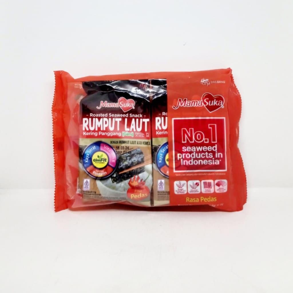 

MamaSuka Rumput Laut spicy (Nori) isi 2 pack x 4,5gr