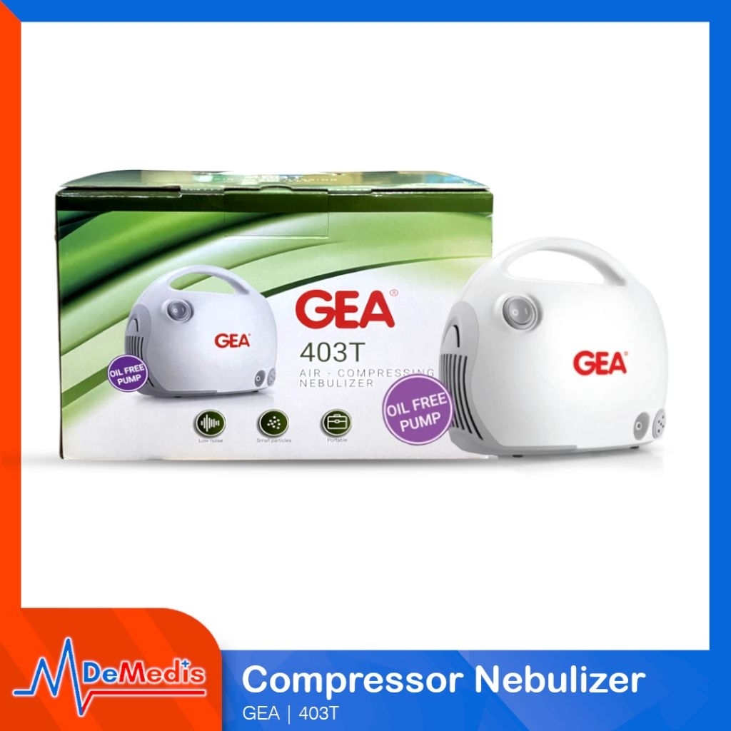 Nebulizer GEA 403T Air Compressing Nebulizer Alat Bantu Uap