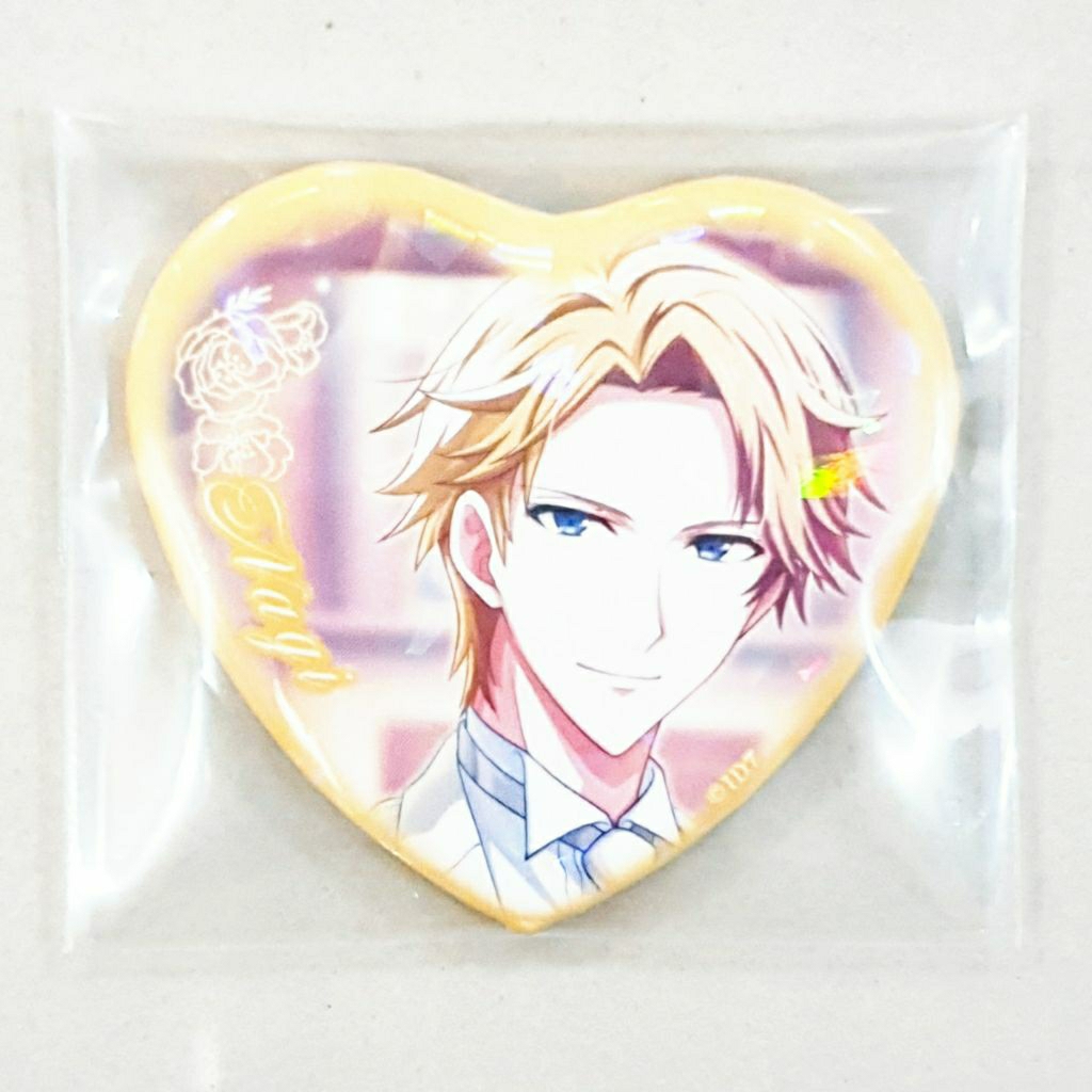 Idolish7 Marimari Heart Hologram Can Badge - Nagi