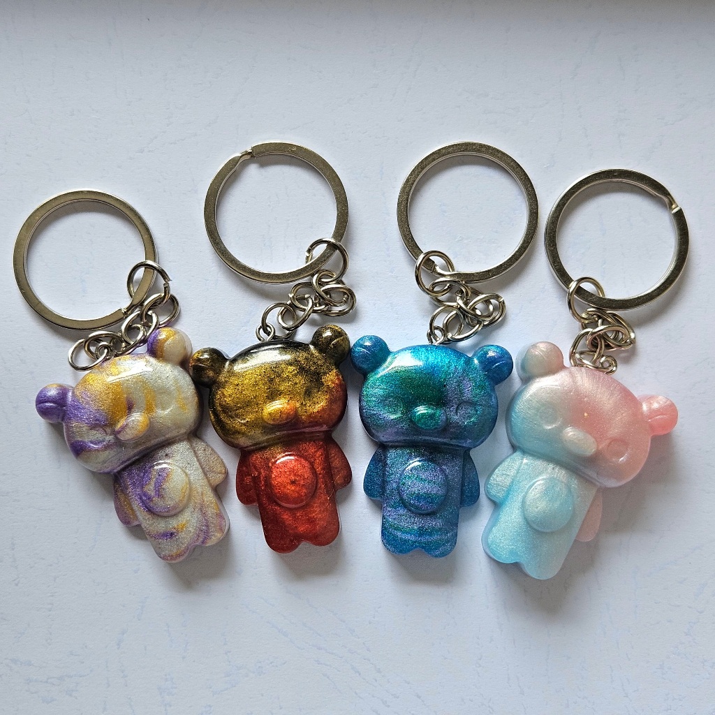 (READY STOCK) Gantungan kunci resin / resin shaker kpop keychain / gantungan kunci exo seventeen / e