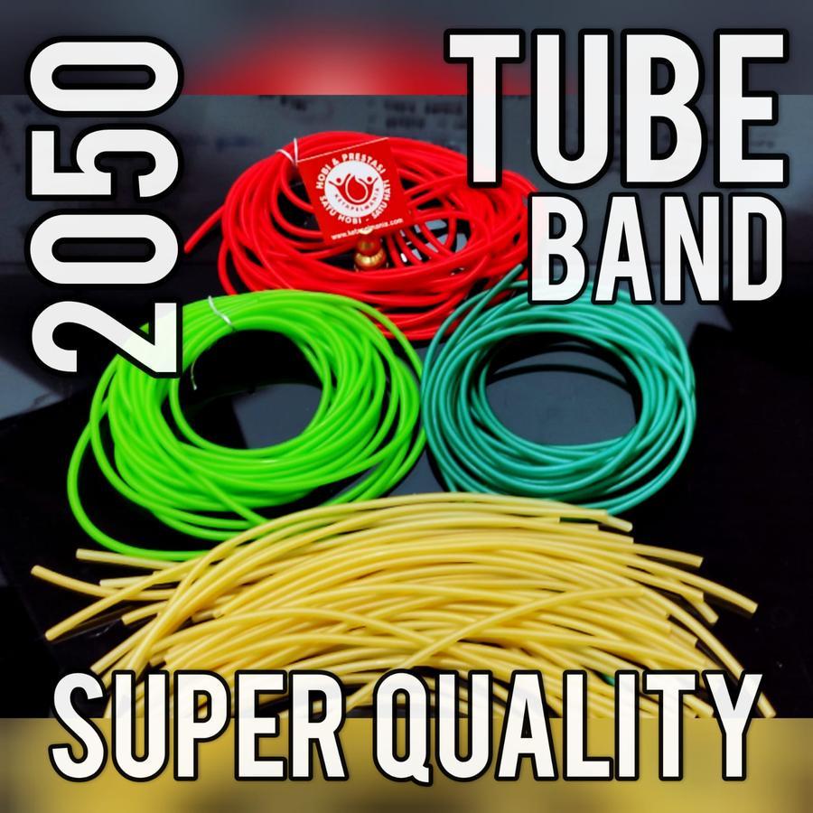 Karet Ketapel GZK Tube 2050 - 1 meter - hitam