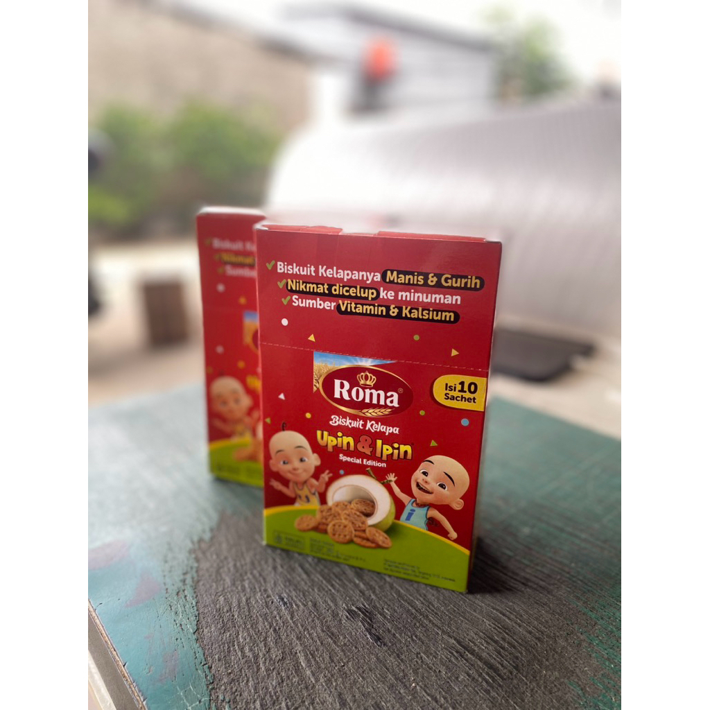 

ROMA BISKUIT KELAPA 360gr kemasan kotak isi 10 bungkus