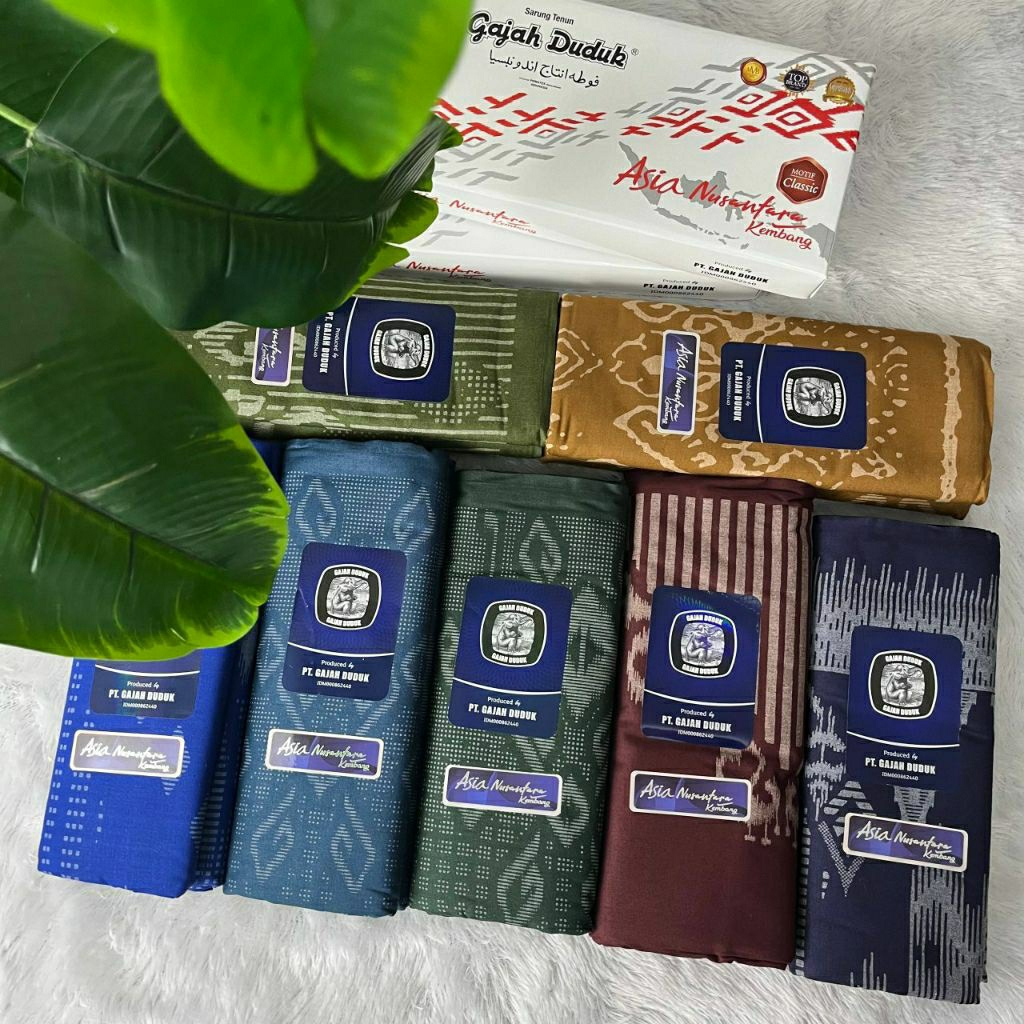 Sarung Tenun Gajah Duduk Asia Premium | Sarung Sholat | Sarung Gajah Duduk | Sarung Merk Gajah Duduk
