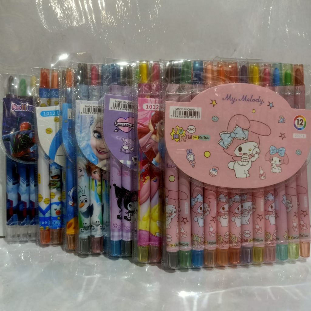 

CRAYON PUTAR FANCY 12 WARNA