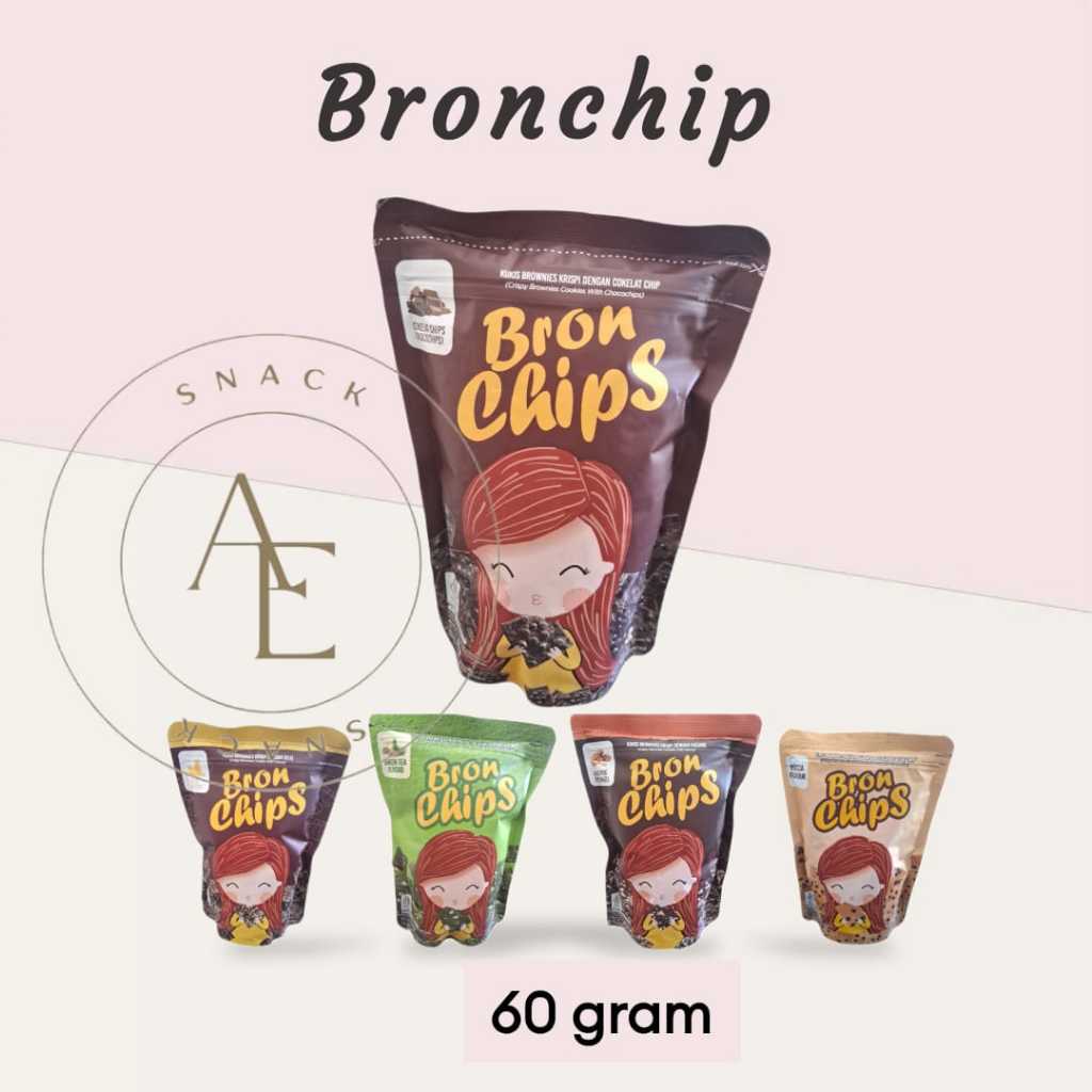

BronChips Keripik Brownies - Netto 60gr