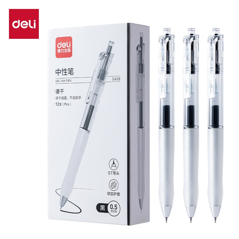 

Pen Gel 0.5mm - Deli SA58 | Cepat Kering | Tulis Lancar & Halus untuk Pelajar