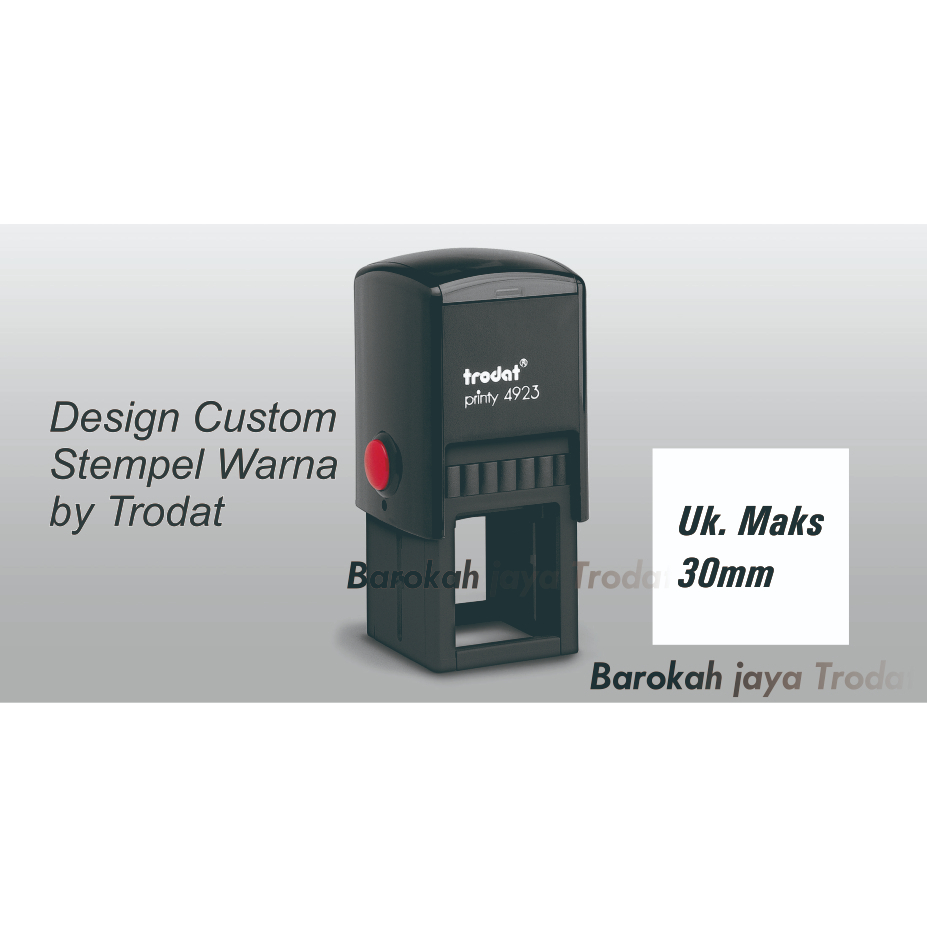

TRODAT 4923 PRINTY/STEMPEL PERSEGI 3 CM MURAH/TRODAT PERSEGI