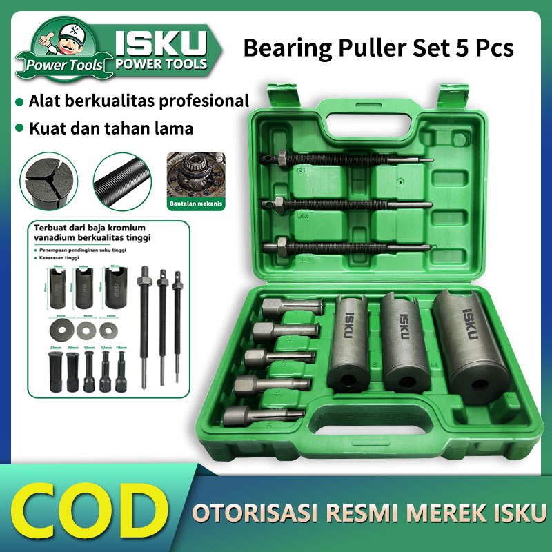 ISKU Treker Bearing Puller Set 5 Pcs CVT Treker Grip On Treker Pencabut Bearing Puller Set Treker