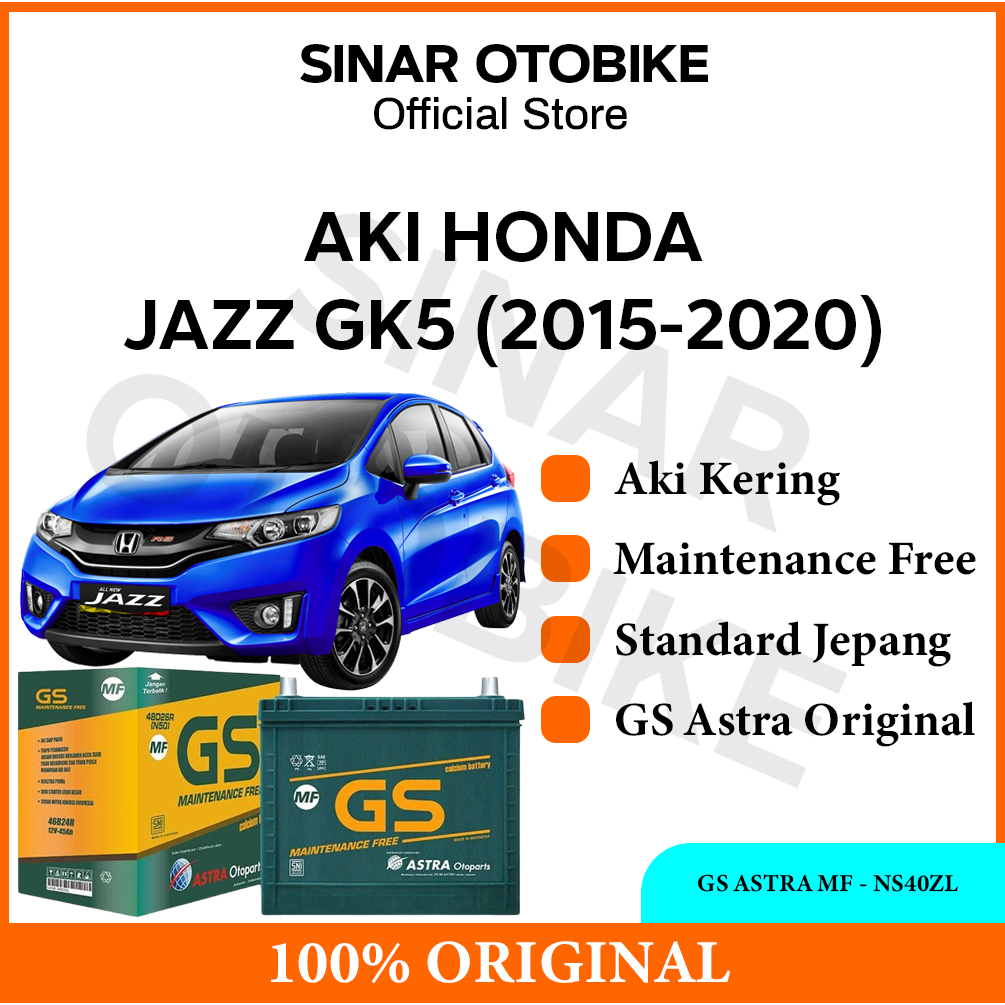 AKI HONDA JAZZ GK 5 GS ASTRA MF KERING - NS40ZL
