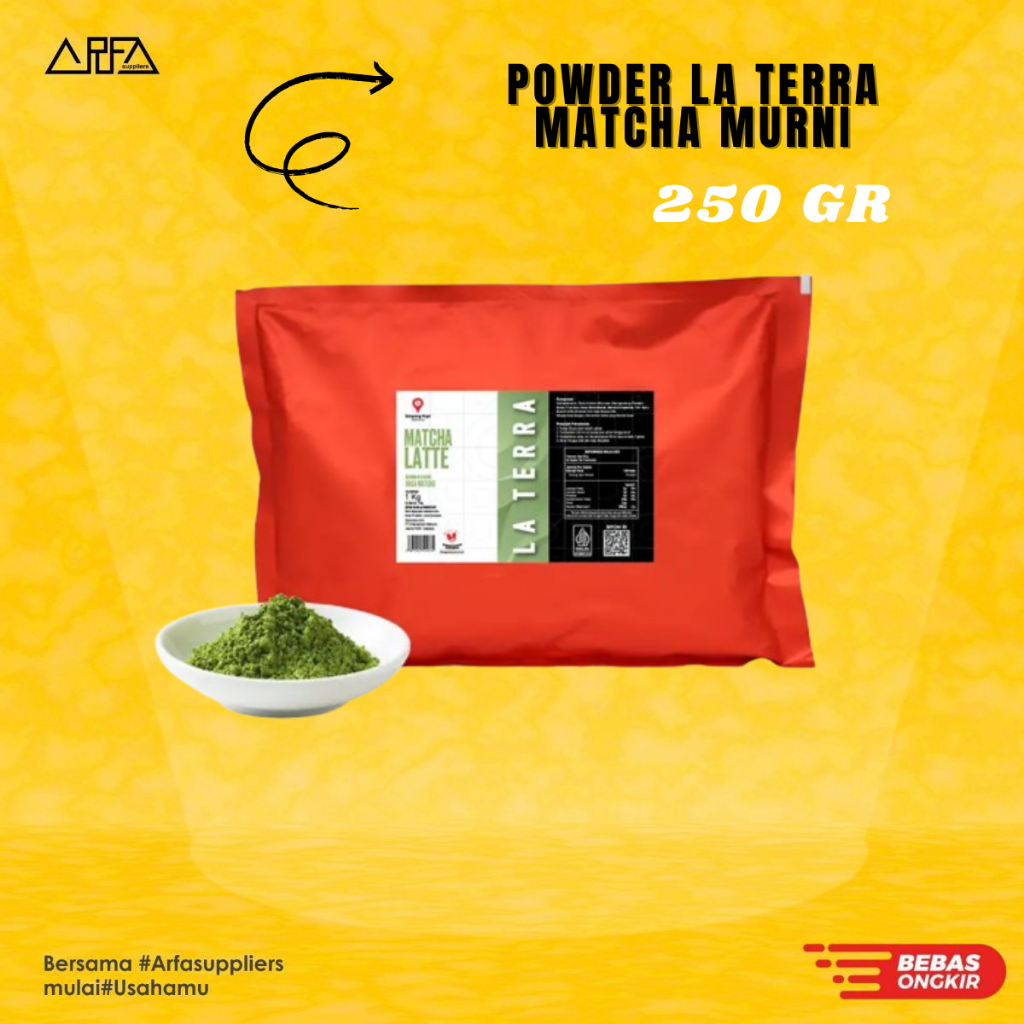 

Powder La Terra Matcha Murni 250 gr