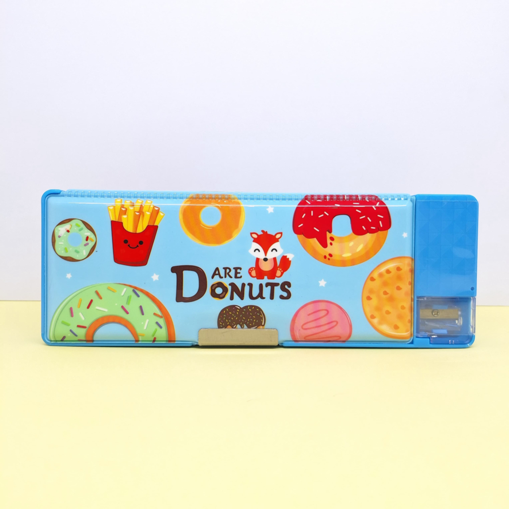 

Kotak Pensil Magnet Fancy Biru Donuts 3056-24