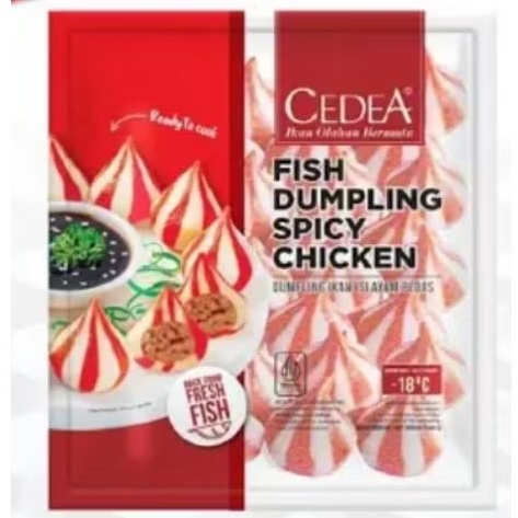 

Cedea fish dumpling chicken spicy 500gram