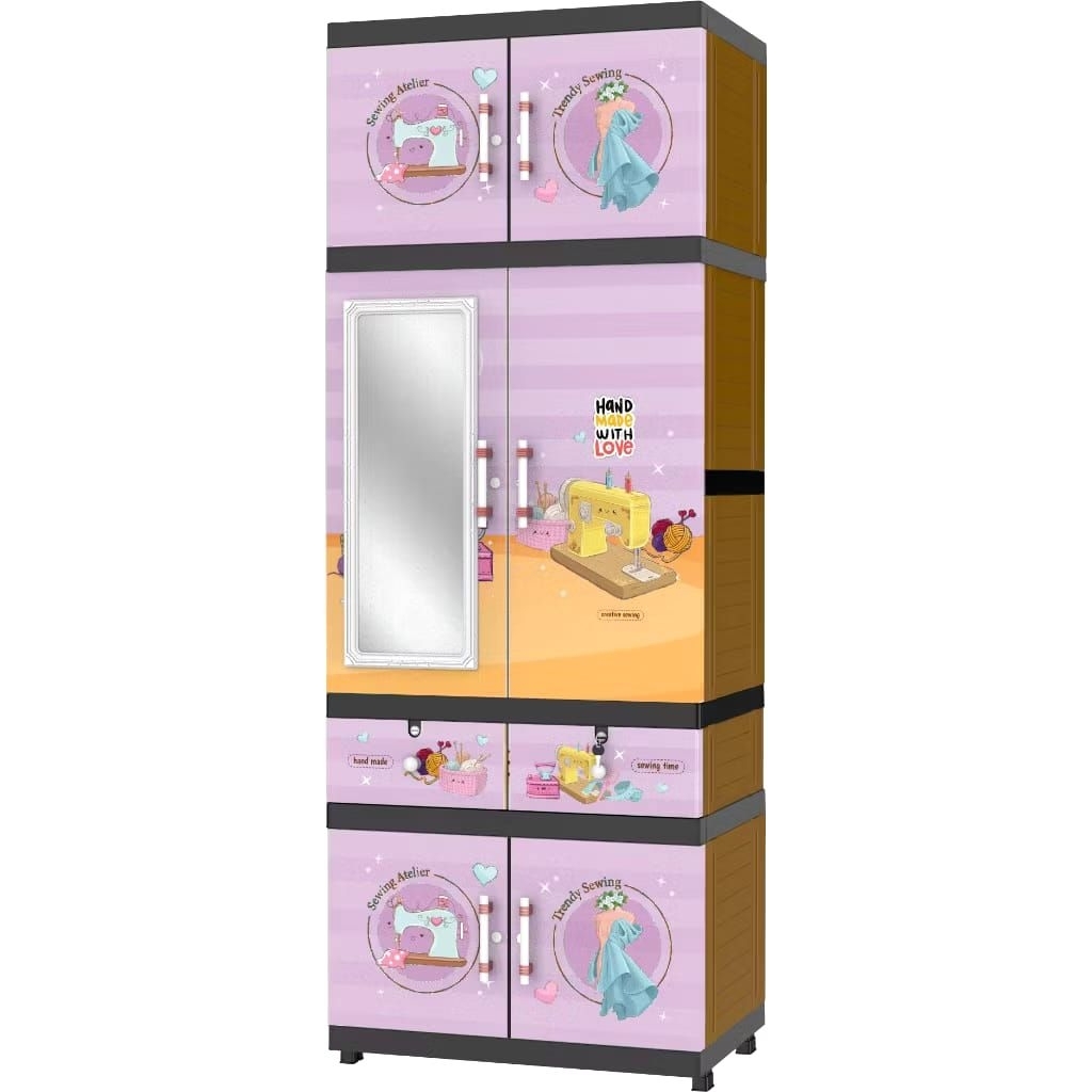 [GS] lemari jumbo naiba 9684 MSC PRO drawer (instant only)