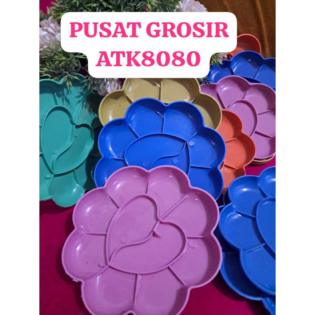 

[PGATK] JUAL PALET lukis/piring cat air sakura/piring lukis cat air/wadah cat lukis (1 PCS)