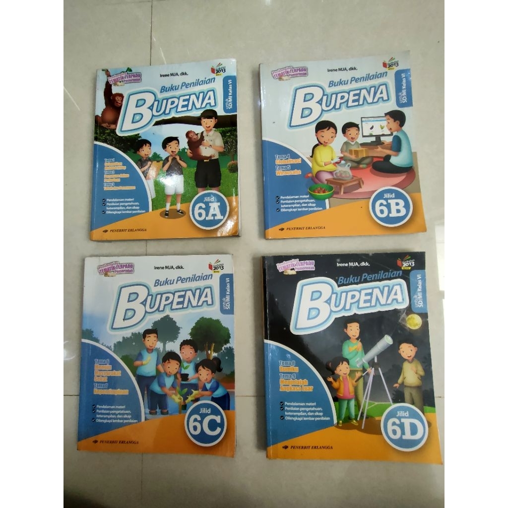 Bupena Erlangga kelas 6