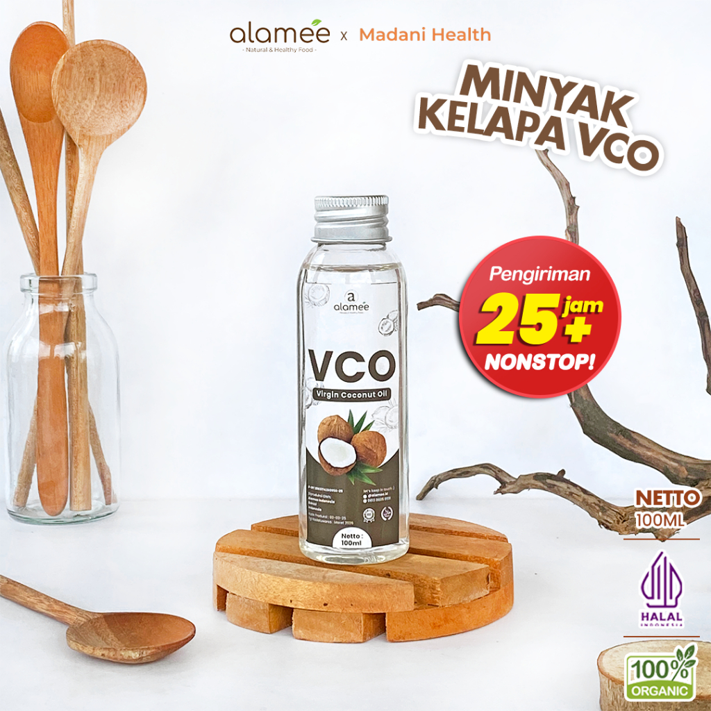 

ALAMEE Virgin Coconut Oil Minyak Kelapa Murni Extra VCO Asli Dapat Diminum Organik Masak Minum