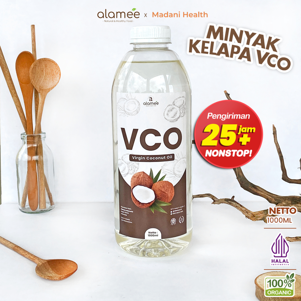 

ALAMEE Virgin Coconut Oil Minyak Kelapa Murni Extra VCO Asli Dapat Diminum Organik Masak Minum