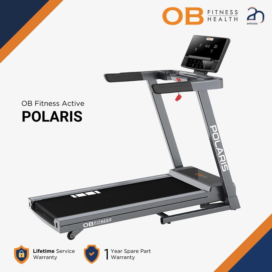 OB Fitness Treadmill POLARIS OB-1250 Auto Incline Max 120kg New Item Highly Recomended Modern Design