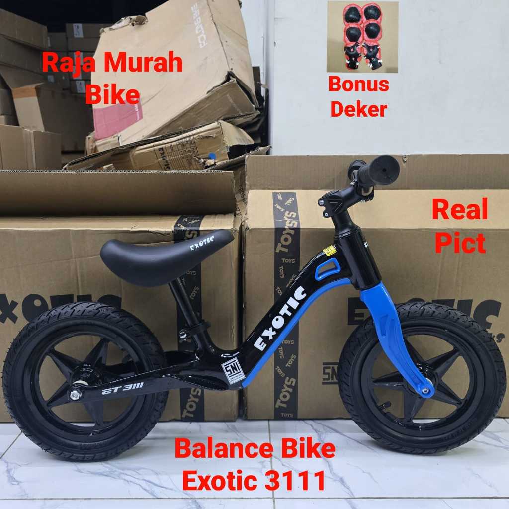 Sepeda Balance Bike Exotic ET3111 Push Bike Exotic Balance Bike Exotic 3111