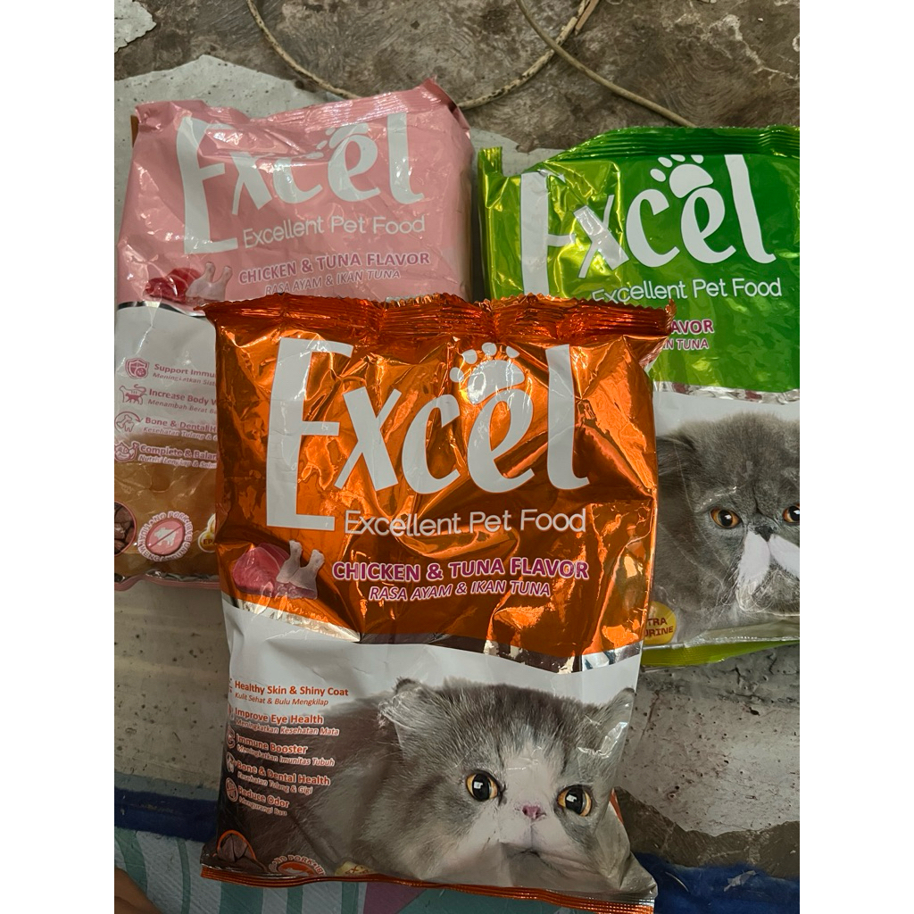 Makanan kucing excel/ Excel