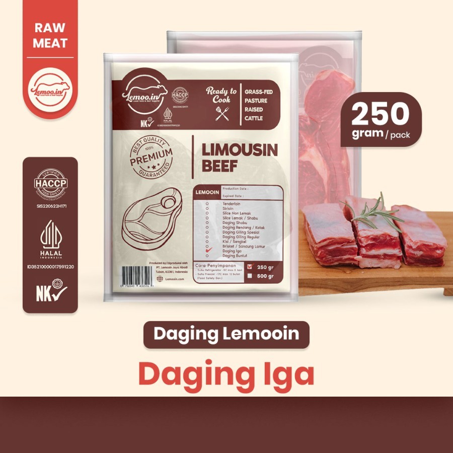 

Daging Iga Grassfed - Lemooin