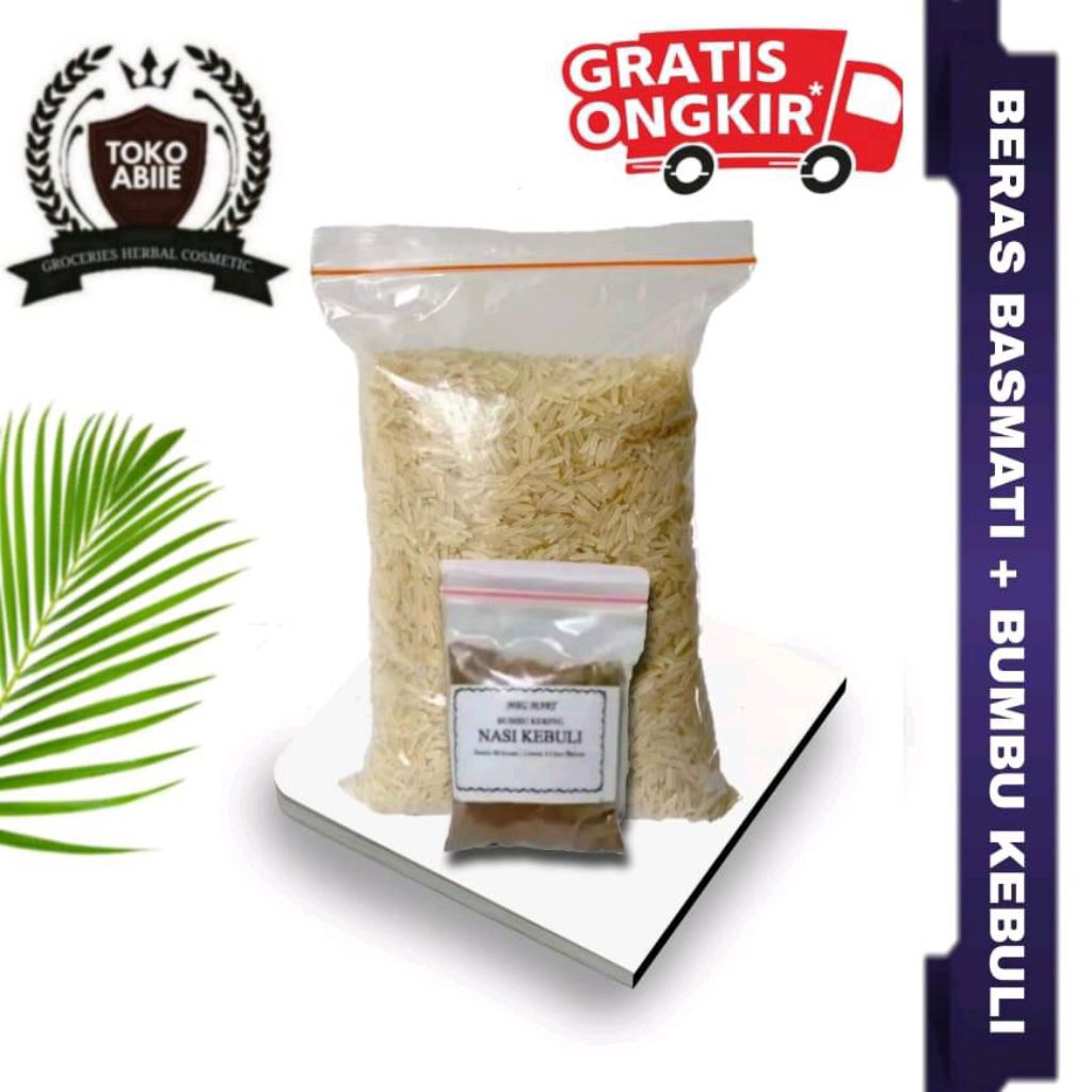 

Beras Basmati 1kg Gratis Bumbu Kebuli Arabian Food Rice
