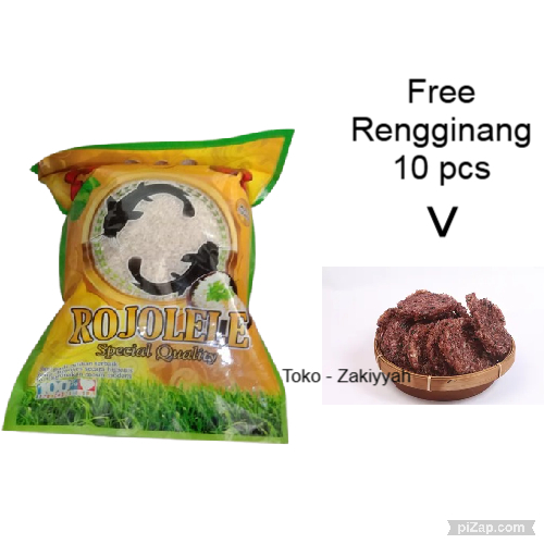

Beras 3kg free rengginang beras rojolele pulen kualitas medium