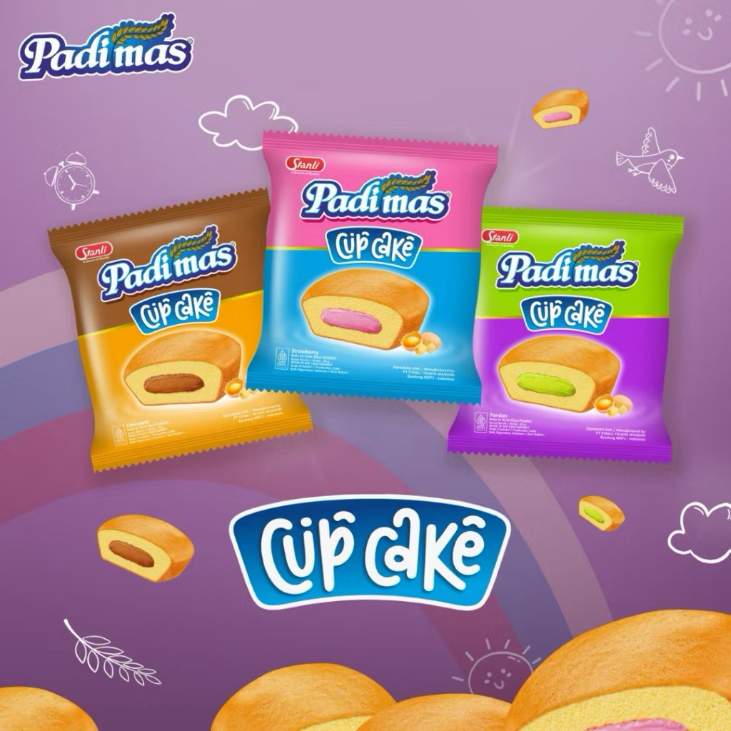 

Baru cup cake padi mas 3varian rasa isi 42gram