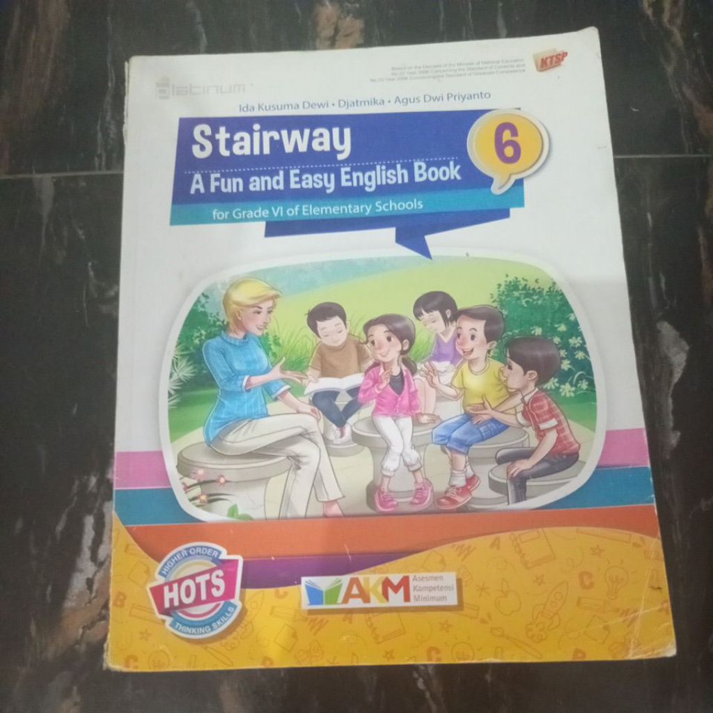 Stairway A fun and easy english book kelas 6
