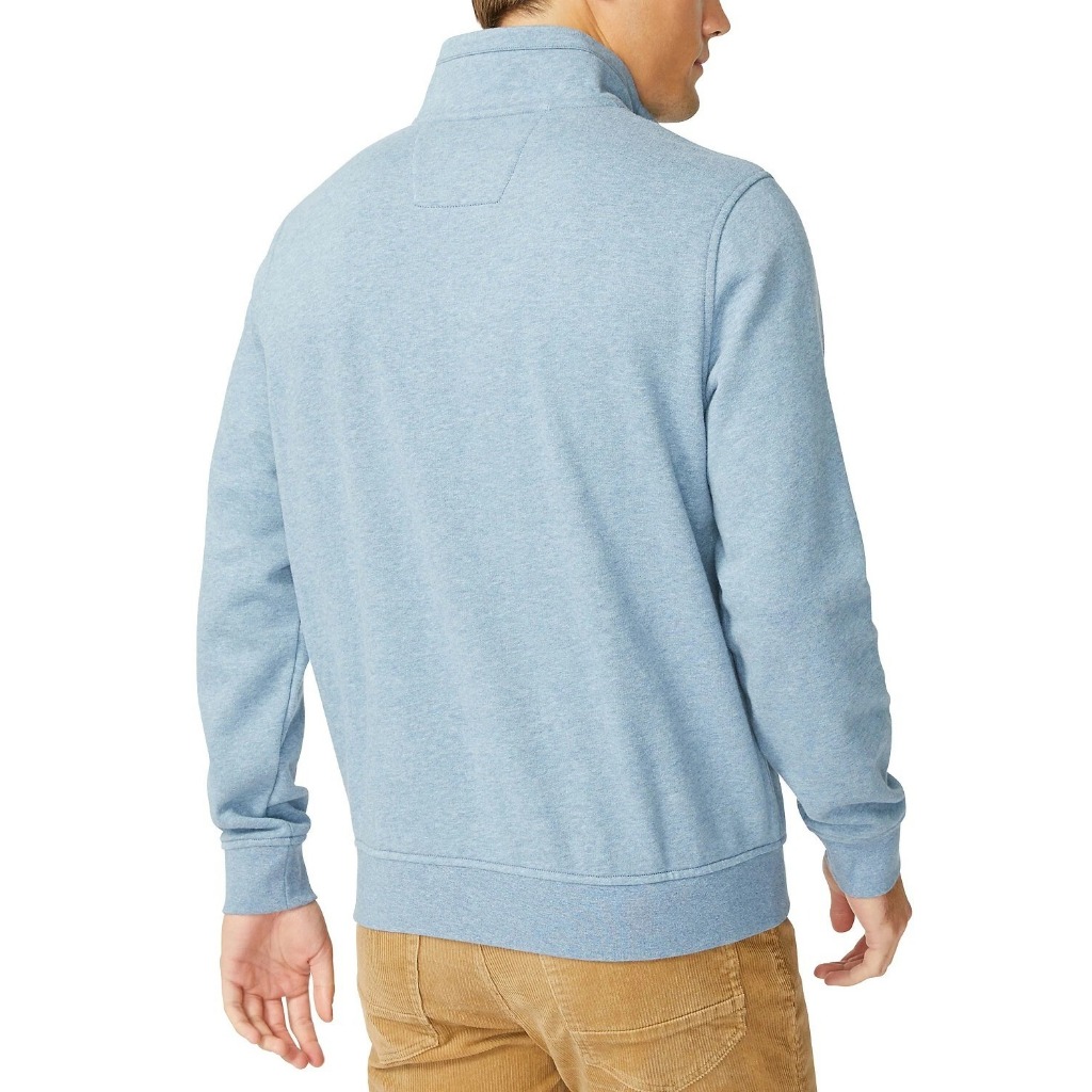 NTC2 - Sweater Nautica Half Zipper Pria Katun - New Original Branded