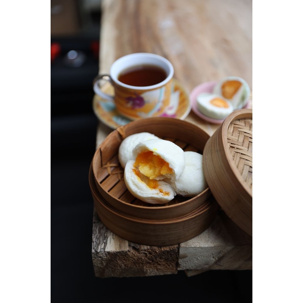 

BBAKPAO TELUR ASIN PREMIUM/BAKPAO FROZEN FOOD/BAKPAO HALAL/BAKPAO RESTO/ISI 10 PCS