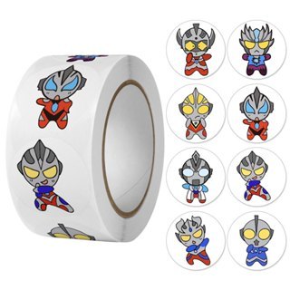 

DekorKue 500 PCS (1 Roll) Stiker Ultraman Lucu / Sticker Souvenir & Kemasan